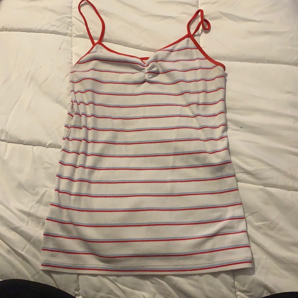 Red white and blue tank top